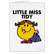Kleines Fräulein Tidy Classic Karte