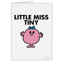 Kleines Fräulein Tiny Classic Grußkarte