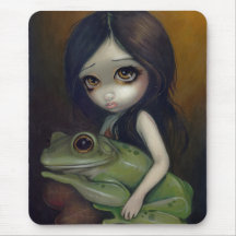 "Kleines Frosch-Mädchen" Mousepad