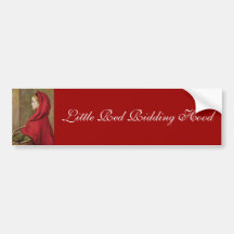 Kleines Rotkäppchen durch John Everett Millais Auto Sticker