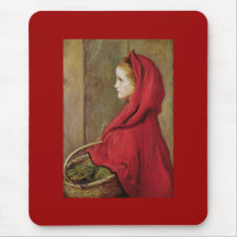 Kleines Rotkäppchen durch John Everett Millais Mousepads