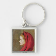 Kleines Rotkäppchen durch John Everett Millais Schlüsselanhänger