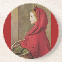 Kleines Rotkäppchen durch John Everett Millais Untersetzer