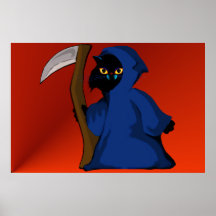 Kleines Sensenmannkitty-Plakat