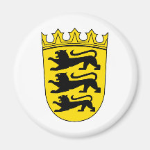 Kleines Wappen von Baden-Württemberg Kühlschrankmagnete