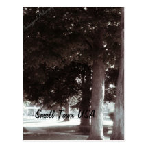 Kleinstadt USA-Postkarte 3