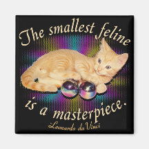 Kleinstes katzenartiges kühlschrankmagnet