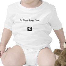 Klettern-Baby-T-Shirt