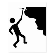 kletternde Ikone Abenteuer freeclimber Bergsteiger Postkarten