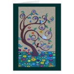 Klimt Baum Grußkarten