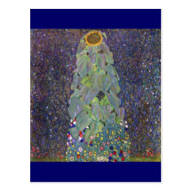 Klimt ~, das Sonnenblume ist Postkarte