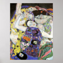 Klimt ~ die Jungfrau Poster
