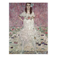 Klimt, Gustav Portr? t der Eugenia (M? DA) Primave Postkarte