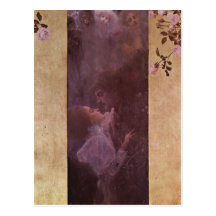 Klimt, Gustav sterben Liebe Technik 1895? L auf Le Postkarte