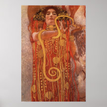 Klimt Hygieia Medizin-Kunst-Deko-Plakat-Druck