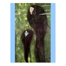Klimt ~ Meerjungfrauen Postkarte