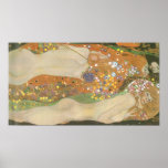 Klimt ~ Wasserschlangen (Freundinnen) Plakat II