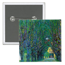 Klimt Weise zum Park Avenue in schloss kammer Kuns Buttons