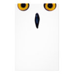 Kluge alte Eulen-Augen Individuelles Druckpapier