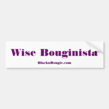 "Kluges Bouginista" Autoaufkleber