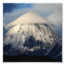 Klyuchevskaya Sopka Berg Photodruck