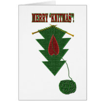 KnitmasTree Karte