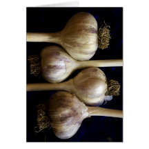 Knoblauch geht #2 voran grußkarte
