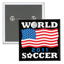 Knopf 1 des USA-Frauen-Fußball-2011 Anstecknadelbutton