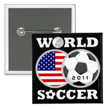 Knopf 2 des USA-Frauen-Fußball-2011 Anstecknadelbutton