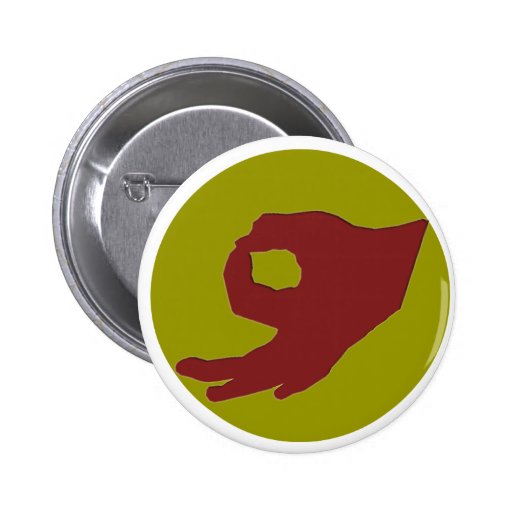 Knopf der Kreis-Handspiel-Zahl-2 Buttons