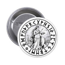 Knopf Freya Rune-Schild Buttons