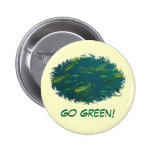 Knopf gehen goldene Fische grüne Buttons
