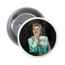 Knopf Hillary 2016 Anstecknadelbutton