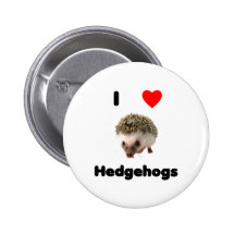 Knopf Igel der Liebe I Anstecknadelbuttons