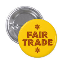 Knopf mit dem Slogan FAIREN HANDEL Button