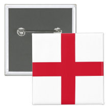 Knopf mit Flagge des Englands Button