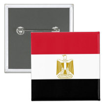 Knopf mit Flagge von Ägypten Anstecknadel