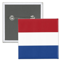 Knopf mit Flagge von den Niederlanden Anstecknadel