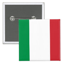 Knopf mit Flagge von Italien Anstecknadelbutton