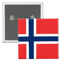 Knopf mit Flagge von Norwegen Anstecknadel
