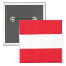 Knopf mit Flagge von Österreich Buttons