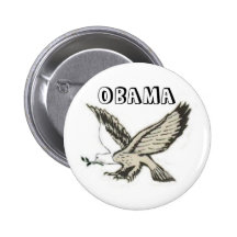 Knopf Obama Dowk Anstecknadelbuttons