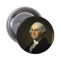 Knöpfe Präsidenten-George Washington Anstecknadelbuttons