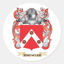 Knowles Wappen (Familienwappen) Stickers