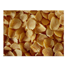 Knusperige Chips Postkarten