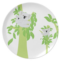 Koala-Bär niedlich Flache Teller