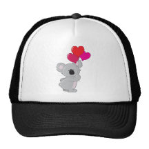 Koala-Herz-Ballone Kappen