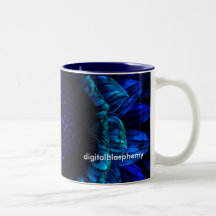 Kobalt-Gänseblümchen-Becher Tasse