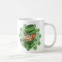 Kobold-Cartoon-St Patrick Tag Tassen