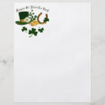 Kobold-Hut-Goldhufeisen - St Patrick Individuelle Flyer
